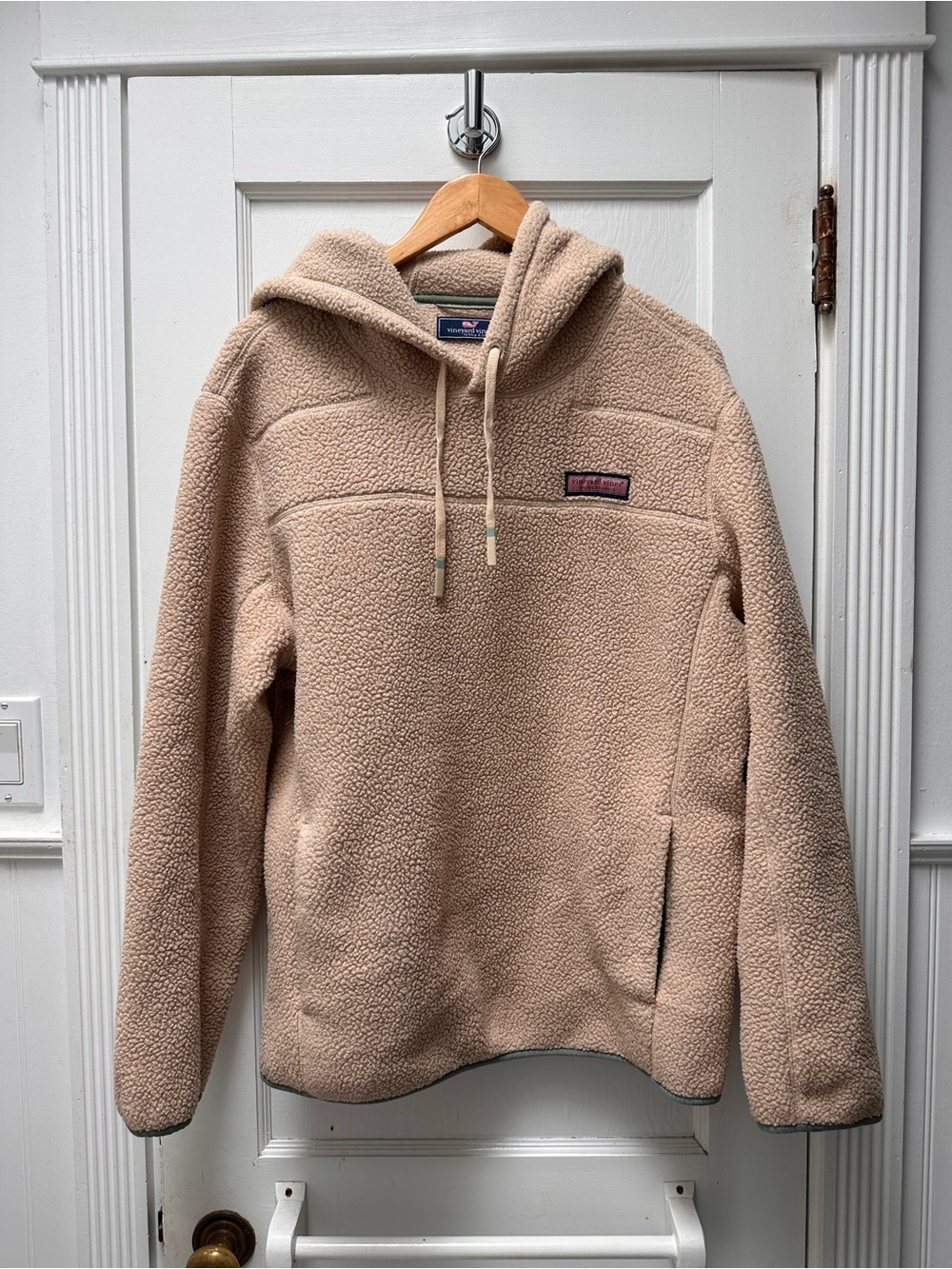 Vineyard Vines Stillwater Men's Hooded Sherpa Pullover - Sz Large